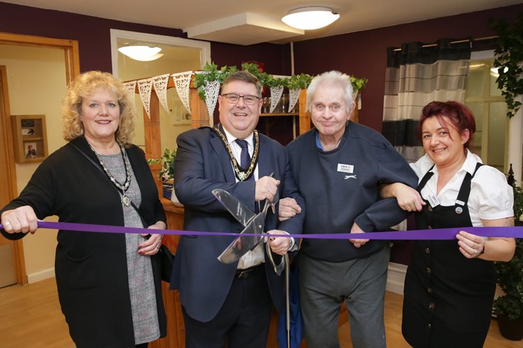 VIP guest opens new café and pub at The Burroughs